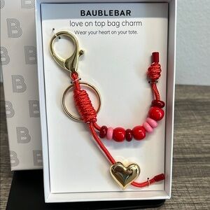 BaubleBar | Red Heart Bag Charm ♥️
